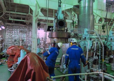 Main Engine Overhauling Icarius in Canary Islands