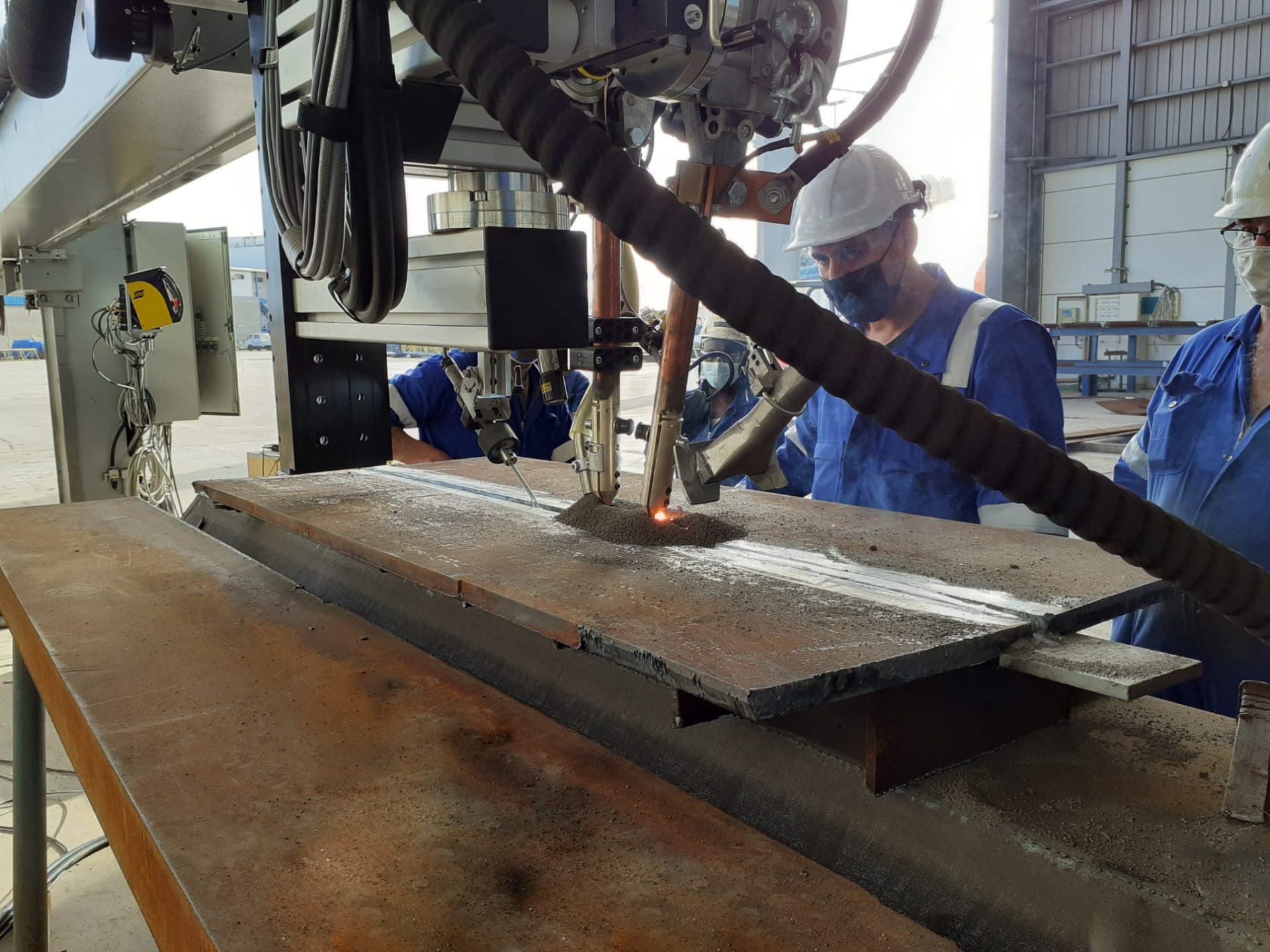 Welding Colunm  for fabrication process